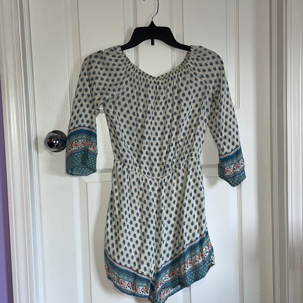 Off the shoulder romper